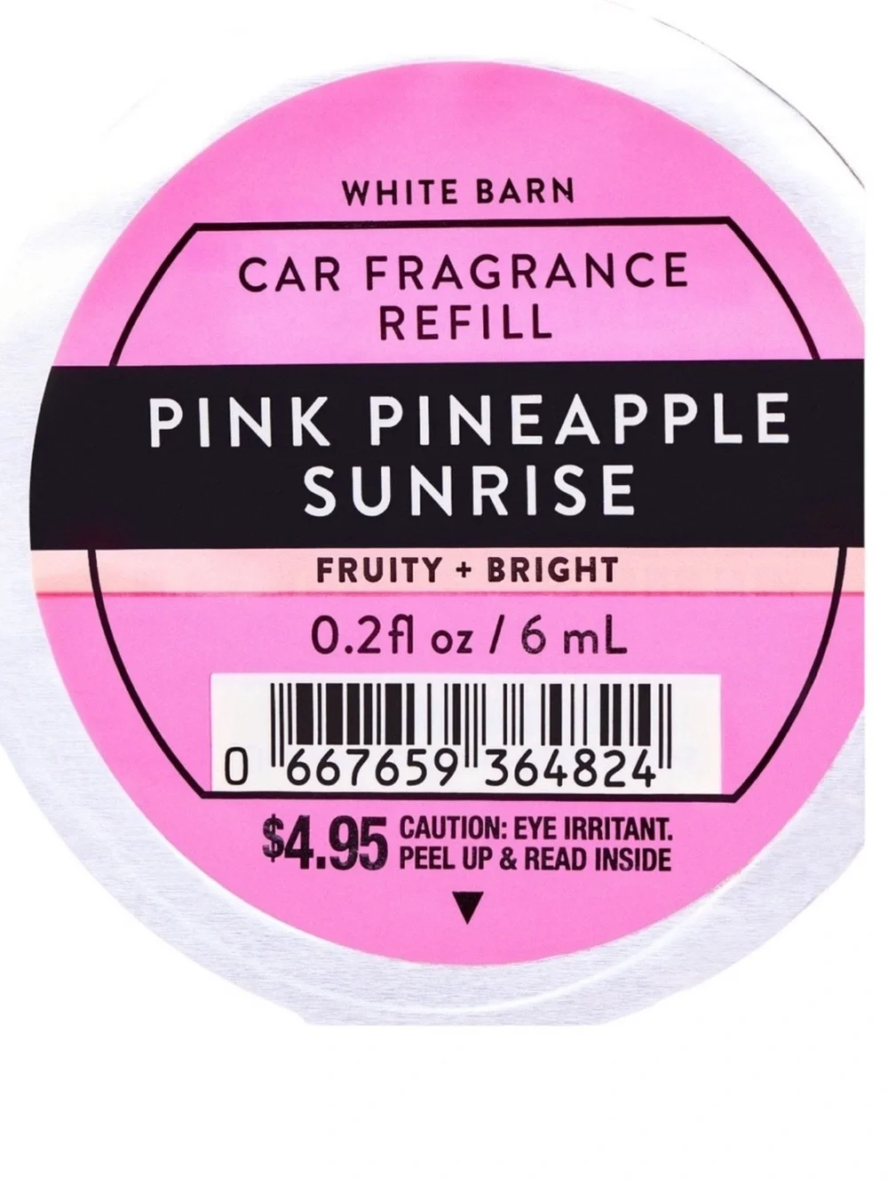 NEW! 2-Pc BILLIE the DUCK Car Fragrance Holder & Pink Pineapple Sunrise Refill
